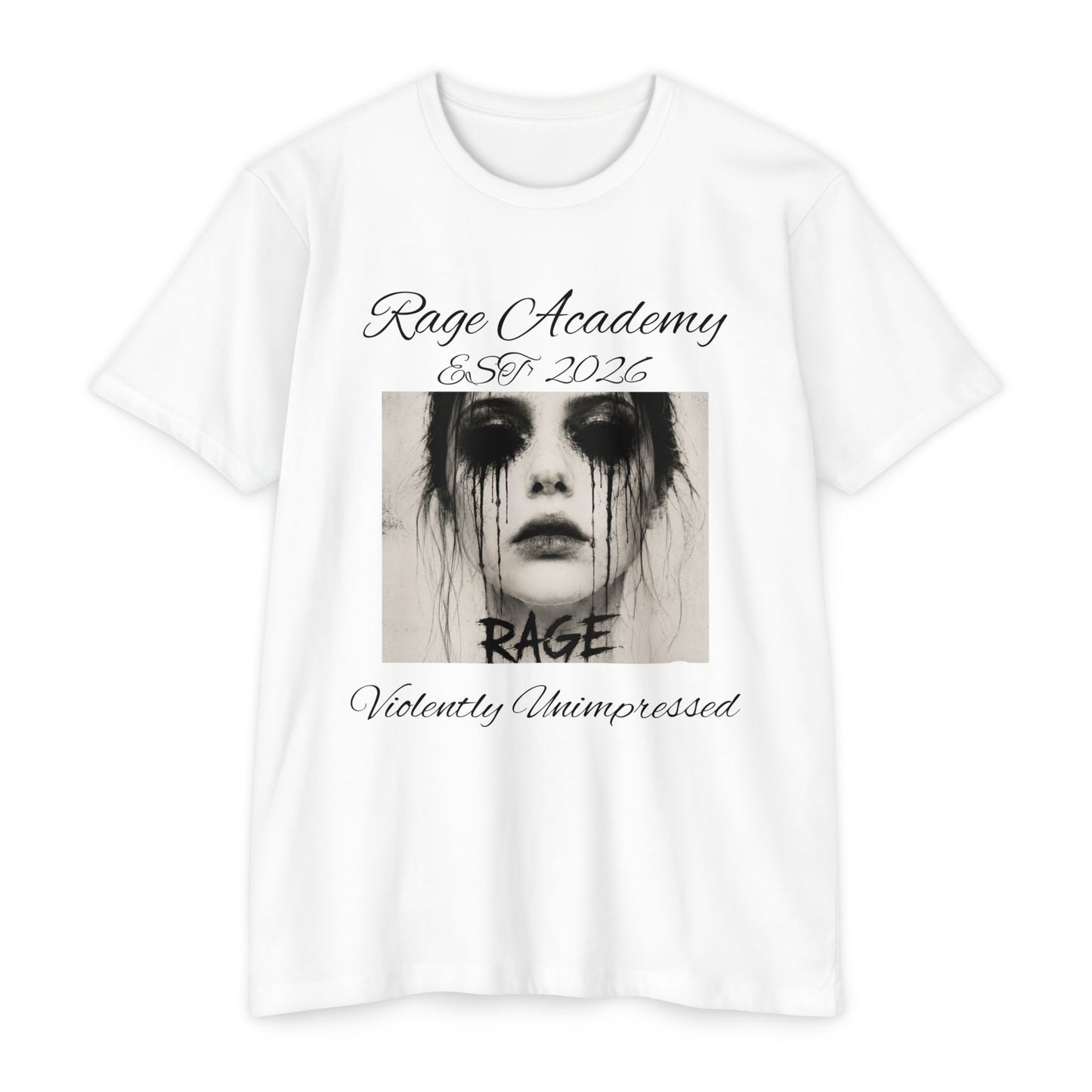 Rage Academy Graphic Tee — 'RAGE'