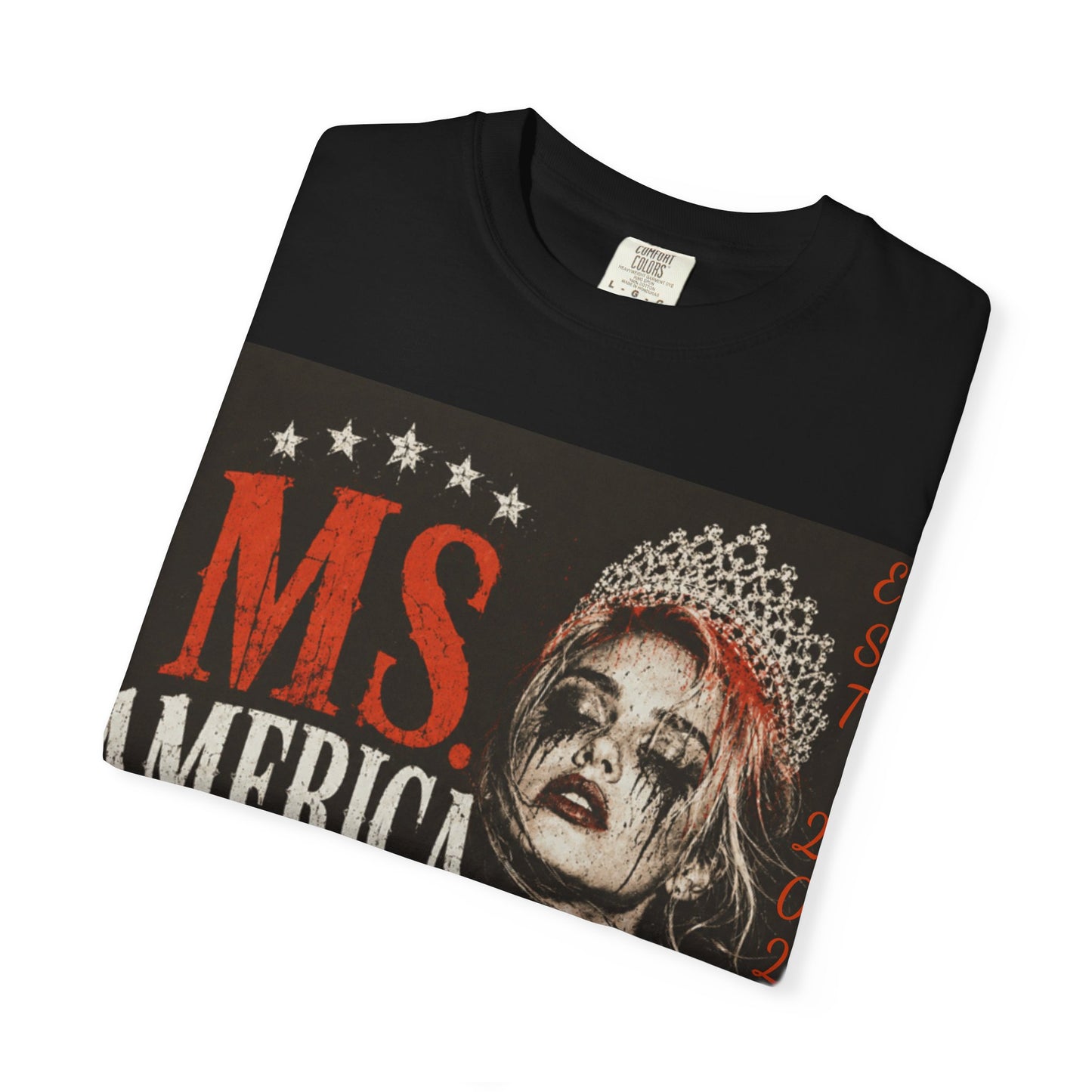 Rage Academy ~ Ms. America Is Tired Tee ~ Fourth of July Limited Edition