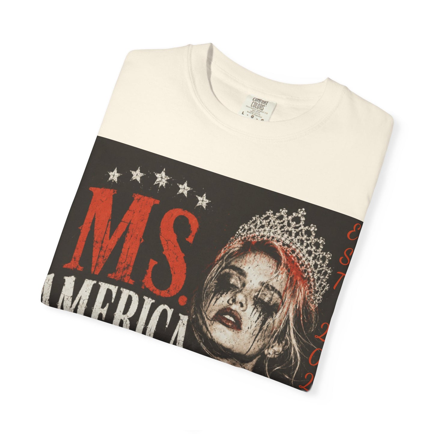Rage Academy ~ Ms. America Is Tired Tee ~ Fourth of July Limited Edition
