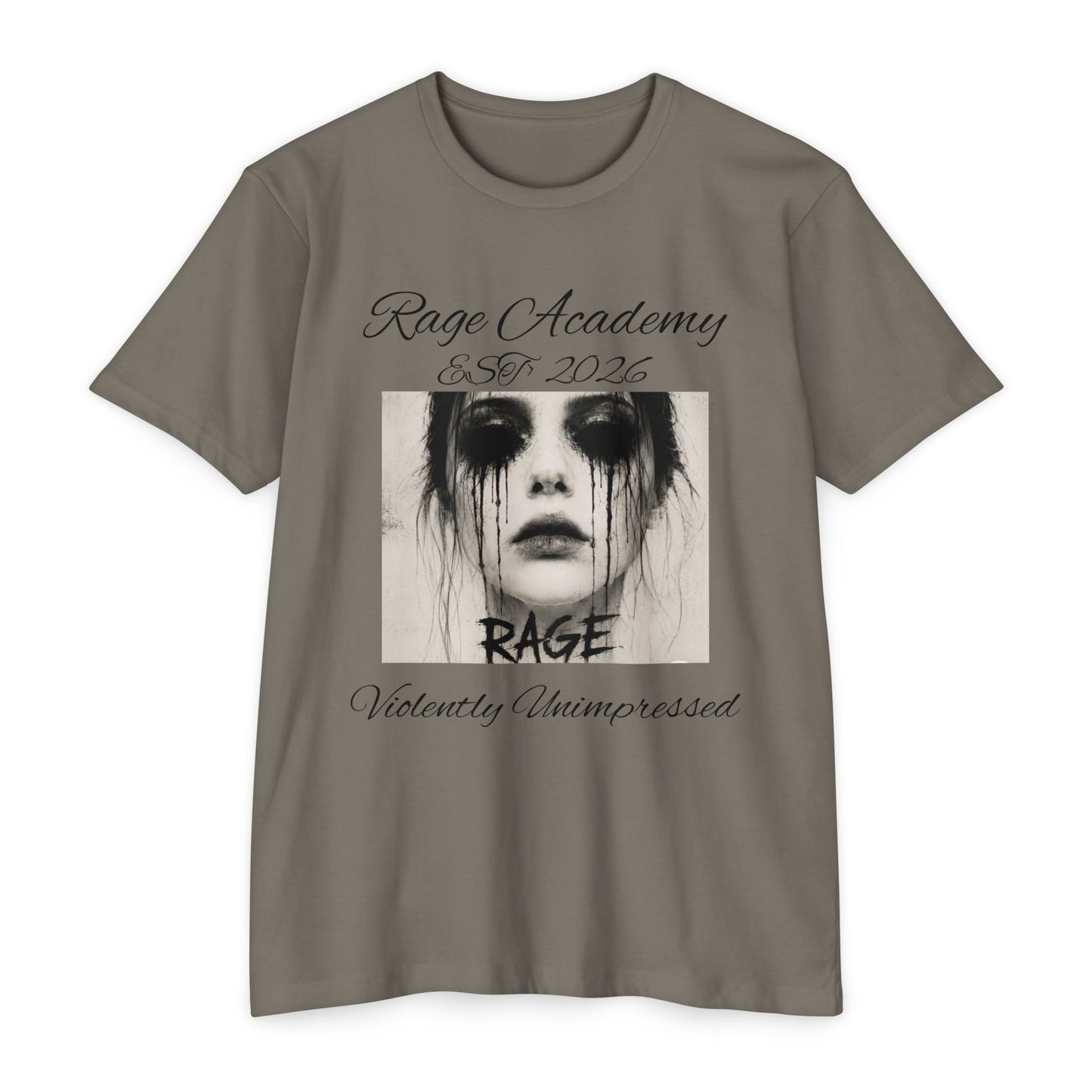Rage Academy Graphic Tee — 'RAGE'
