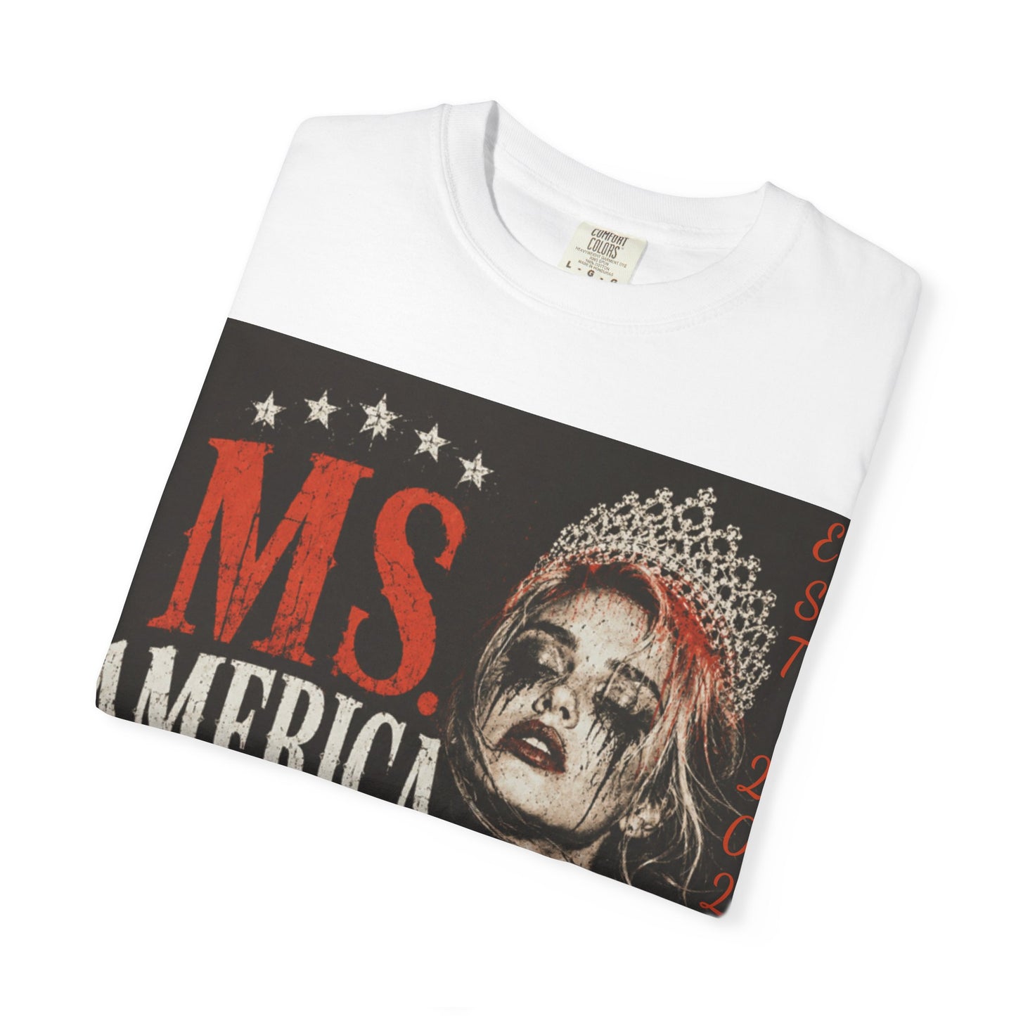 Rage Academy ~ Ms. America Is Tired Tee ~ Fourth of July Limited Edition