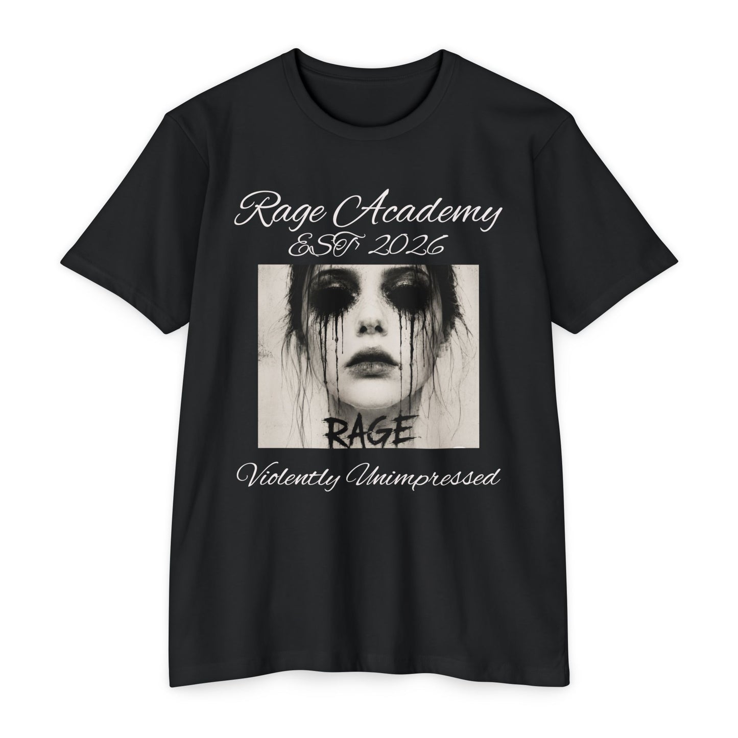 Rage Academy Graphic Tee — 'RAGE'